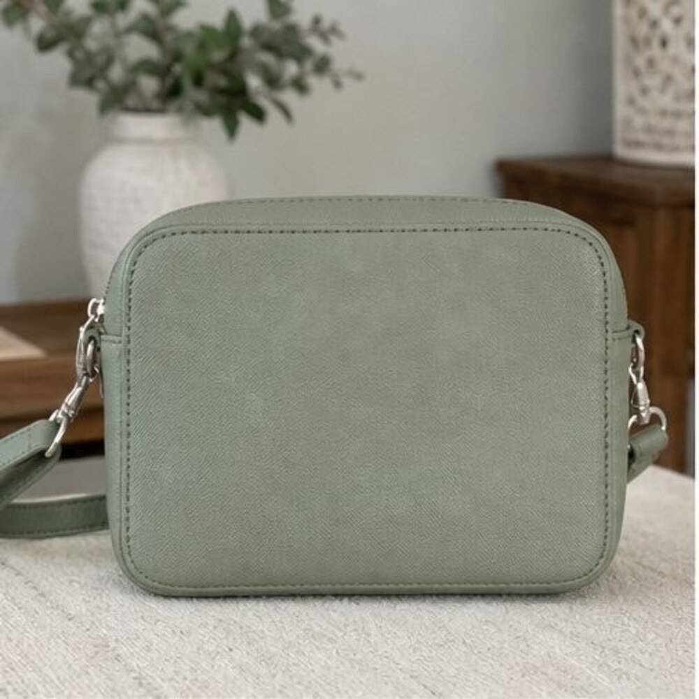 Sage Faux Leather Bag